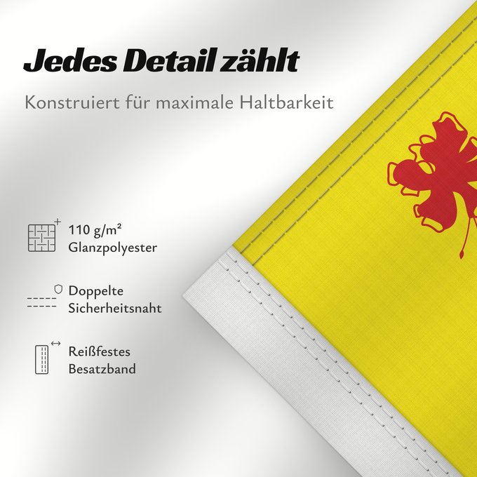 Details zu dieser Flagge: Royal Standard of Barbados	Queen Elizabeth II s personal flag for use in Barbados