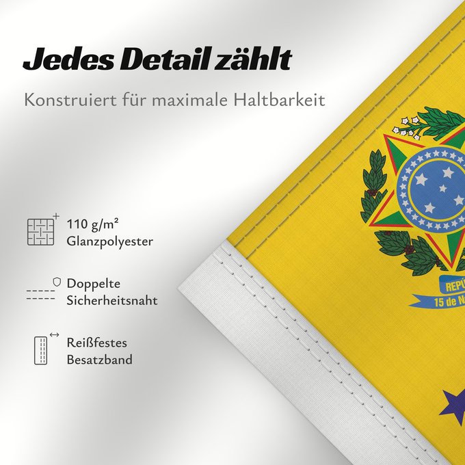 Details zu dieser Flagge: Vice President of Brazil Vice-President of Brazil Vice-président du Brésil Vicepresidente de Brasil Vizepräsident von Brasilien Vicepresidente del Brasile Vice-presidente do Brasil