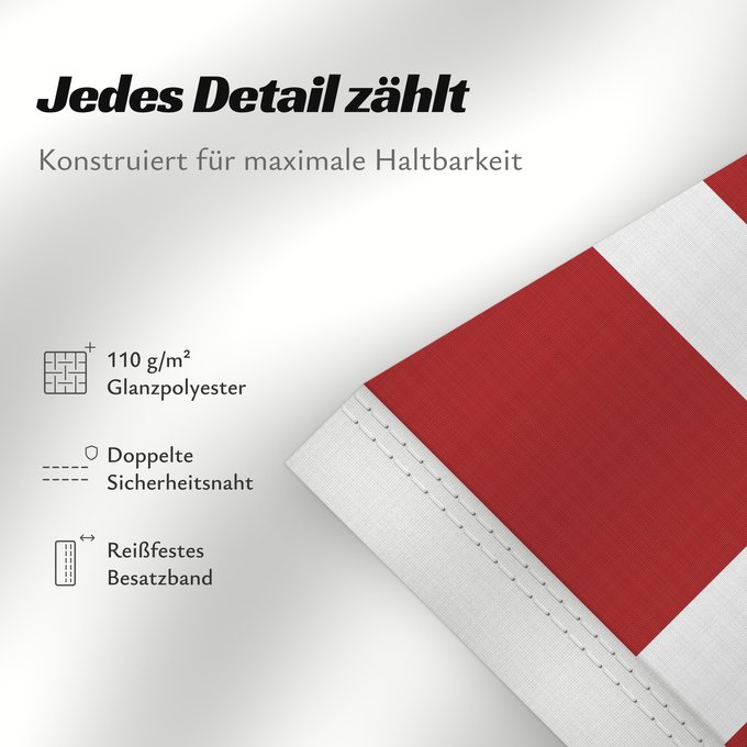 Details zu dieser Flagge: Naval Rank Denmark Senior Officer Afloat