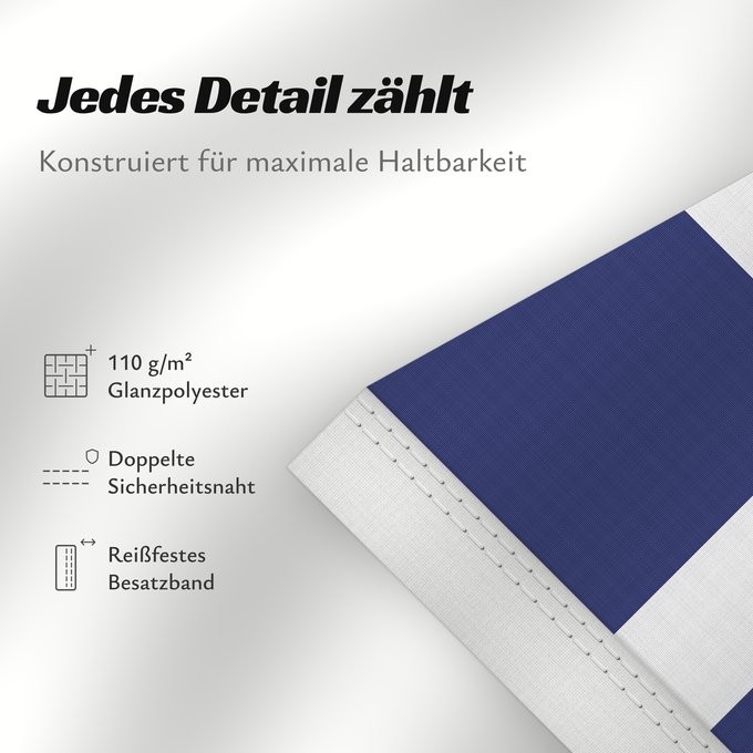 Details zu dieser Flagge: Greek Royal Navy Senior officer s