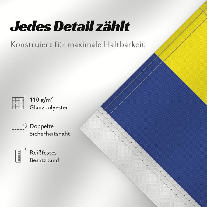 Details zu dieser Flagge: Triesenberg Liechtenstein-1	Triesenberg municipality	Triesenberg	Gemeinde Triesenberg