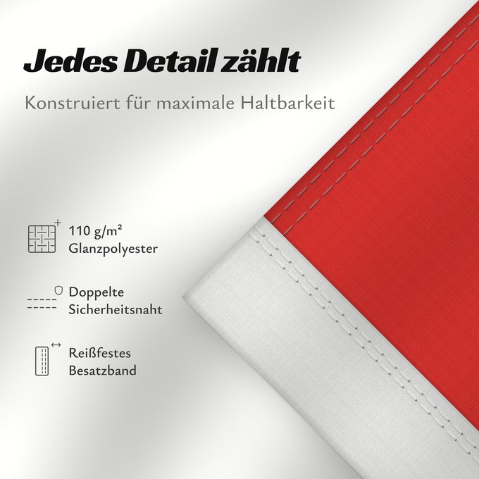 Details zu dieser Flagge: Gondelsheim (Nördliches Baden-Württemberg)