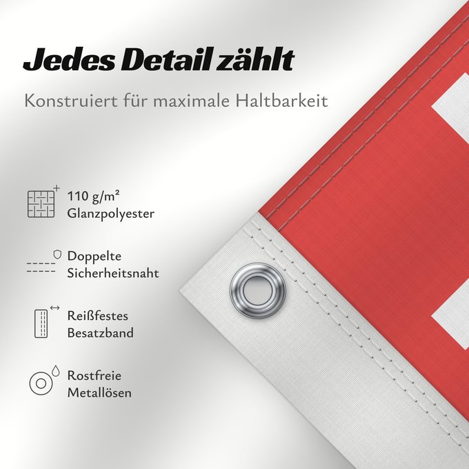 Details zu dieser Flagge: Canton of Schwyz	Canton of Schwyz in Switzerland	Schwytz	Schwyz	Kantonu Schwyz