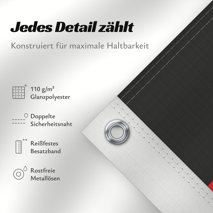 Details zu dieser Flagge: Saarland	Sarre