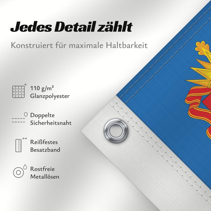Details zu dieser Flagge: Kemerovo oblast	Kemerovo oblast, Russia	Oblast de Kemerovo	Óblast de Kémerovo	Oblast Kemerowo	Kemerovo Oblast