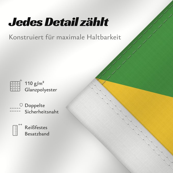 Details zu dieser Flagge: Comoros	Comores	Comoras	Komoren	Comore