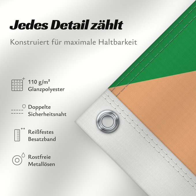 Details zu dieser Flagge: Galeras  Sucre	Galeras (Sucre)	DESCRIPCION FISICA La bandera del Municipio de Galeras presenta una forma rectangular dividida en tres partes Un triangulo en el extremo izquierdo que llega hasta la tercera parte del largo de la bandera