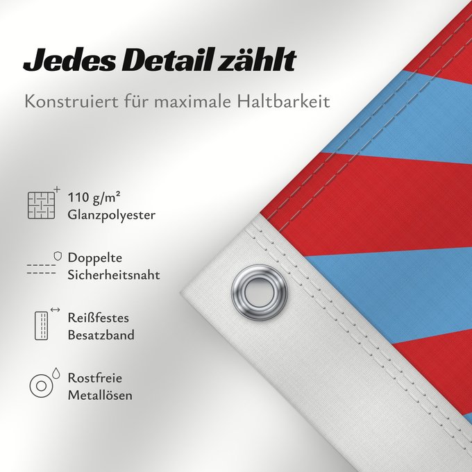 Details zu dieser Flagge: Adjarian ASSR	ASSR d'Adjara	ASSR de Adzharia	Adschara ASSR	ASSR di Adzharia