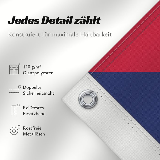 Details zu dieser Flagge: Norge-Unionsflagg-1844	Norway In 1844 a union badge combining Norwegian and Swedish colors was placed at the hoist of both countries  flags