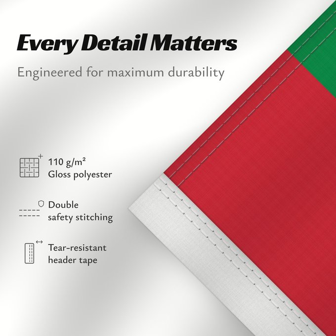 Details about this flag: Fujairah	Fuyaira	Fudschaira	United Arab Emirates