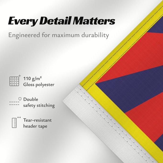 Details about this flag: Tibet
