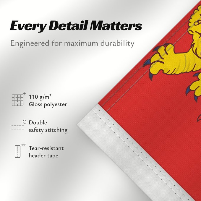 Details about this flag: Haute-Normandie	Upper Normandy region in France	Région Haute-Normandie en France	Baja Normandía	Upper Normandie	Alta Normandia