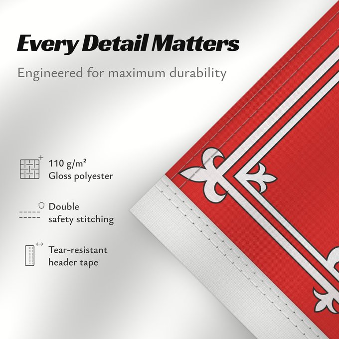Details about this flag: Aberdeen A vector Image of the flag of Aberdeen