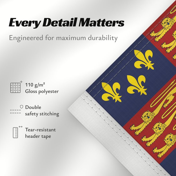 Details about this flag: Royal Standard of England  1603-1649	Royal Standard of England  1603-1649, 1660-1689, 1702-1707	Étendard Royal d'Angleterre (1603-1649, 1660-1689, 1702-1707)	Estandarte Real de Inglaterra (1603-1649, 1660-1689, 1702-1707)	Königsstandarte von England (1603