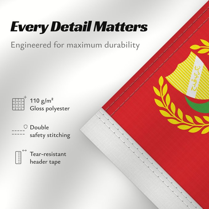 Details about this flag: Kedah Malaysian state of Kedah. version Kedah