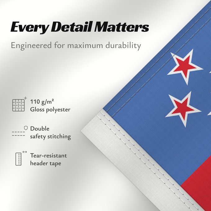 Details about this flag: Royal Standard of New Zealand  1962–2022	Queen Elizabeth II s personal flag for New Zealand	Étendard royal de Nouvelle-Zélande (1962–2022)	Estandarte Real de Nueva Zelanda (1962–2022)	Königsstandarte von Neuseeland (1962–2022)	Stendardo Reale della Nuova 