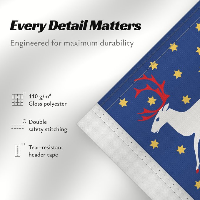 Details about this flag: Norrbottens län vapenflagga Norrbotten County in Sweden Norrbotten Norrbottens läns vapenflagga