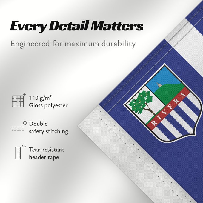 Details about this flag: Rivera Department Rivera