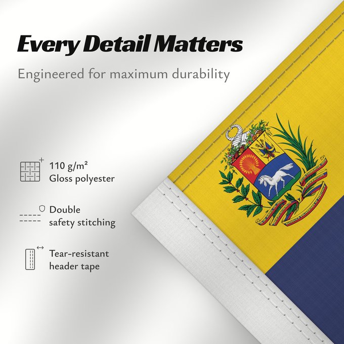 Details about this flag: Venezuela Benezuela Winïxwila wiphala Veneçuela Venezuelo Venezuelako bandera Poyvi Venesuéla Winisuyla unanchan Venezuele