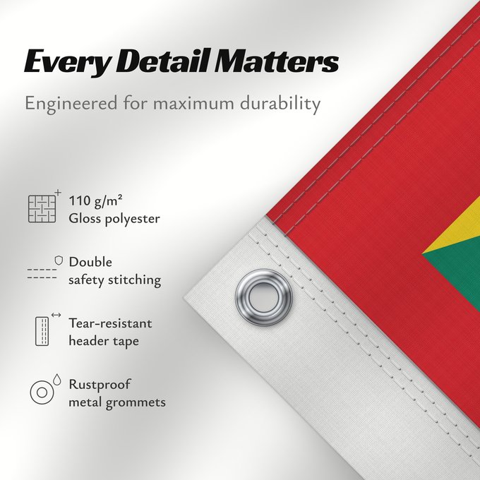 Details about this flag: Grenada Grenade Granada Флаг Гренады Grenadas