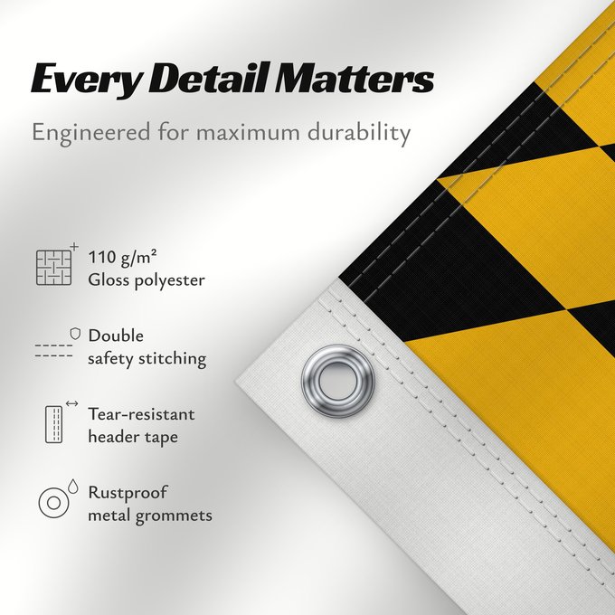 Details about this flag: Maryland Stanowa Marylandu ᎺᎵᏂ ᎦᏓᏘ Ka hae Melelana Terræ Mariæ Méelin Hahoodzo bidah naatʼaʼí Флаг Мэриленда Američke savezne države Maryland