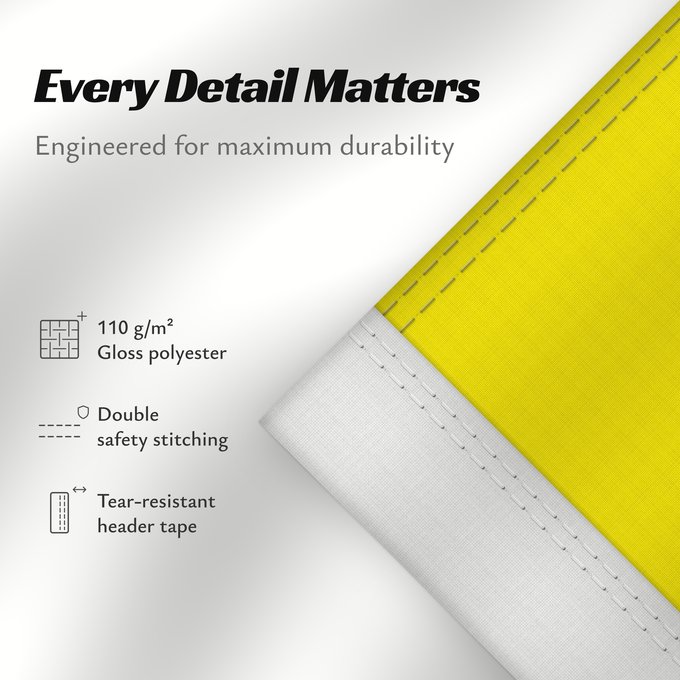 Details about this flag: Illingen (Nördliches Baden-Württemberg)