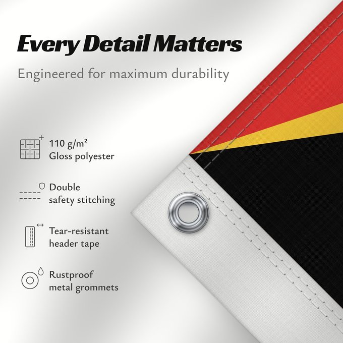 Details about this flag: East Timor	Timor-Leste  East Timor	Timor oriental	Timor Oriental	Osttimor	Timor Est	Timor-Leste  Oost-Timor	Timor-Leste	علم تيمور الشرقية	তিমুর লেস্তের জাতীয় পতাকা	Timor Leste	Флаг Восточного Тимора	Östtimors	Timór Lorosa e nian