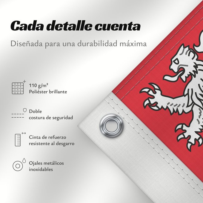Detalles sobre esta bandera: Unofficial flag of Pays-de-la-Loire	Unofficial flag of the region Pays-de-la-Loire in France	Non officiel de la région Pays-de-la-Loire	Países del Loira	Pays de la Loire	Los Païses de Léger