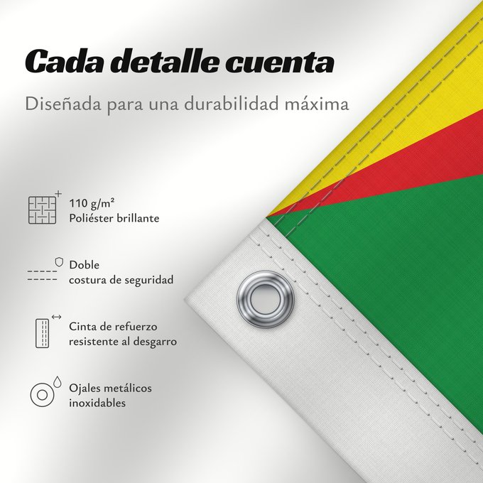 Detalles sobre esta bandera: Paz de Ariporo Casanare Paz de Ariporo Municipio de Paz de Ariporo Casanare