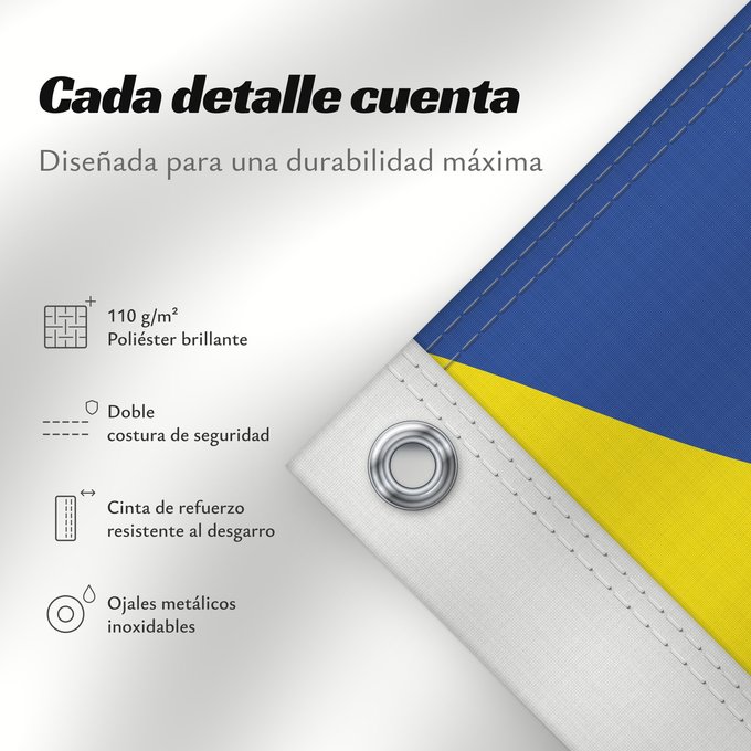 Detalles sobre esta bandera: Asín	Municipal de Asín - Zaragoza - España