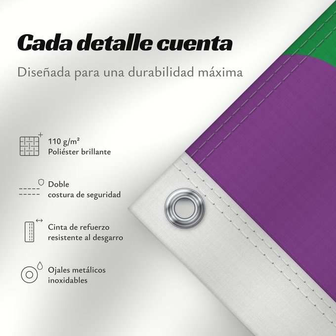 Detalles sobre esta bandera: Clarés de Ribota	Clarés de Ribota - Zaragoza - Spain	Of Clarés de Ribota - Zaragoza - Spain