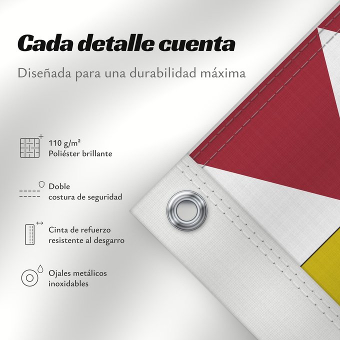 Detalles sobre esta bandera: Valle de Baztán Baztan valey Navarre - Spain Vallée de Baztan Valle de Baztán Navarra - España Baztan-Tal Valle di Baztan Baztan ibarra Nafarroa Bandera