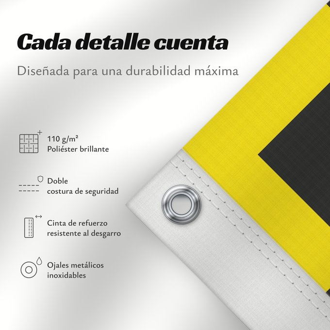 Detalles sobre esta bandera: Villafranca	Municipio de Villafranca  Navarra - España