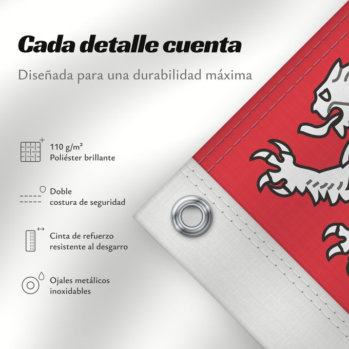 Detalles sobre esta bandera: Unofficial flag of Pays-de-la-Loire	Unofficial flag of the region Pays-de-la-Loire in France	Non officiel de la région Pays-de-la-Loire	Países del Loira	Pays de la Loire	Los Païses de Léger