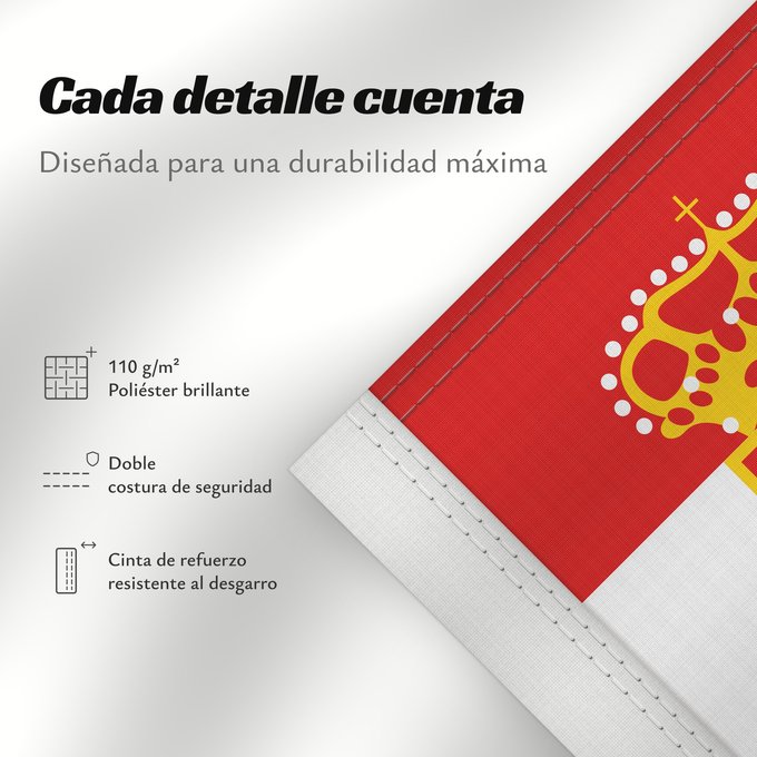 Detalles sobre esta bandera: Naval Ensign of Austria Hungary 1918