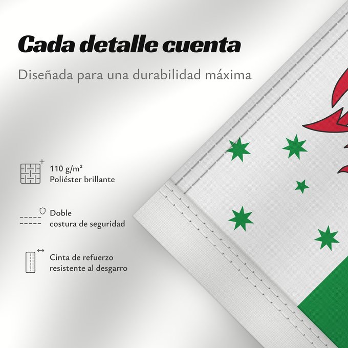 Detalles sobre esta bandera: Australian Welsh heritage
