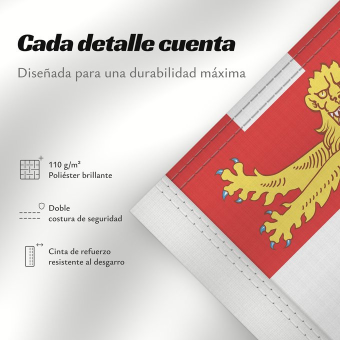 Detalles sobre esta bandera: Prince Edward Island	L Île-du-Prince-Édouard	Isola del Principe Edoardo	Banniel Enez ar Priñs Edouarzh
