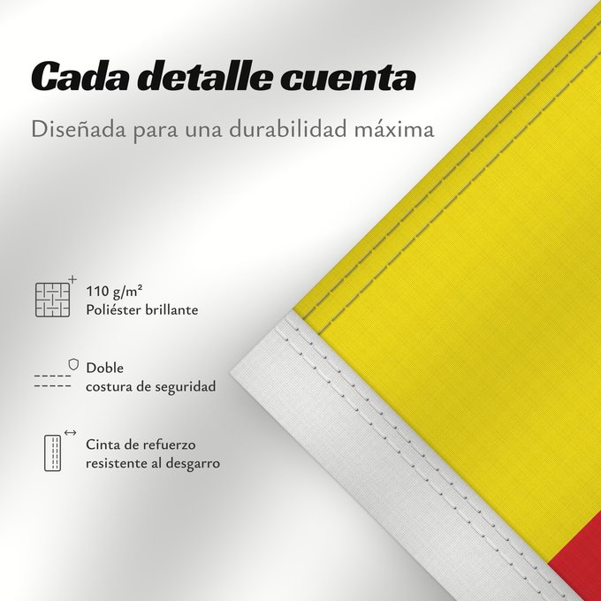 Detalles sobre esta bandera: Bogotá D.C  Cundinamarca	Ciudad de Bogotá  Colombia