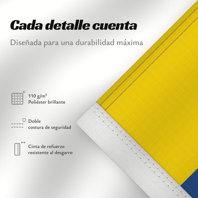 Detalles sobre esta bandera: President of Colombia That is used by the President of Colombia Étendard présidentiel de Colombie Presidente de Colombia Standarte des Präsidenten von Kolumbien Presidenziale della Colombia