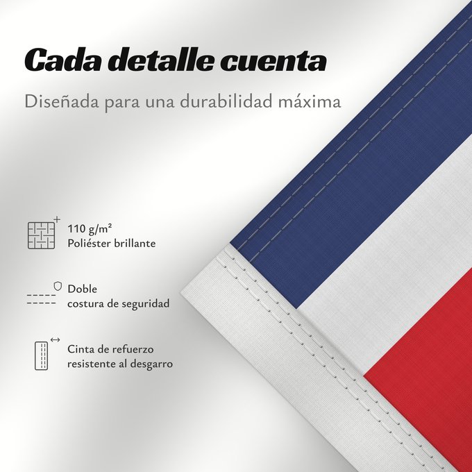 Detalles sobre esta bandera: Costa Rica Costa Rica sin armas Costa Ricas Costarica Banniel Costa Rica Kostariko Costa Ricako bandera Costa Rican Kostarika Pāmitl Necuiltōnolhuēyātēnco Kustarika unanchan Флаг Коста-Рики Kostarike