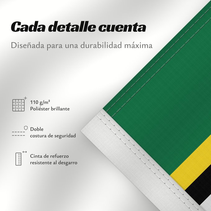 Detalles sobre esta bandera: Dominica Dominique Dominica lipp Dominican ドミニカ国の国旗 Флаг Доминики Dominike Dominicas