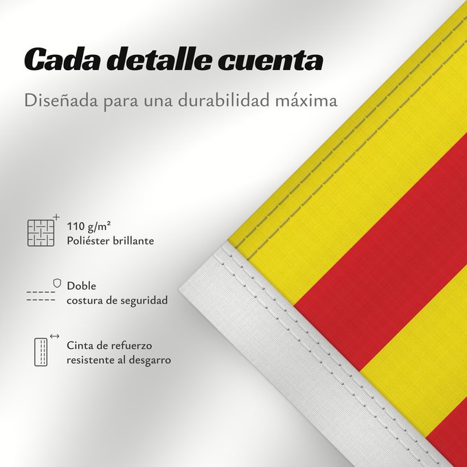 Detalles sobre esta bandera: Comtat d Empúries	Old county of Empúries  Catalonia	Comté d'Empúries	Condado de Ampurias	Grafschaft Empúries	Contea di Ampurias	L antic comtat d Empúries  Catalunya