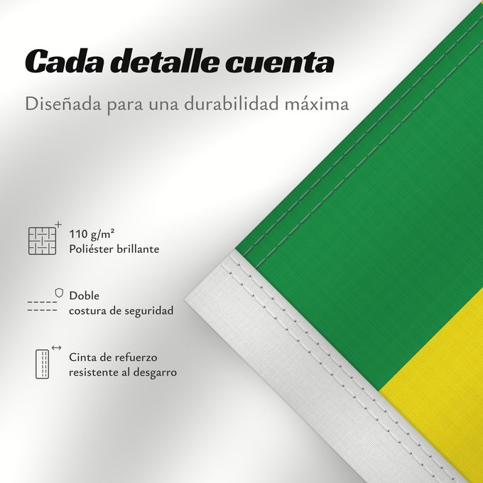 Detalles sobre esta bandera: Oria	Municipio de Oria en la Provincia de Almería  España