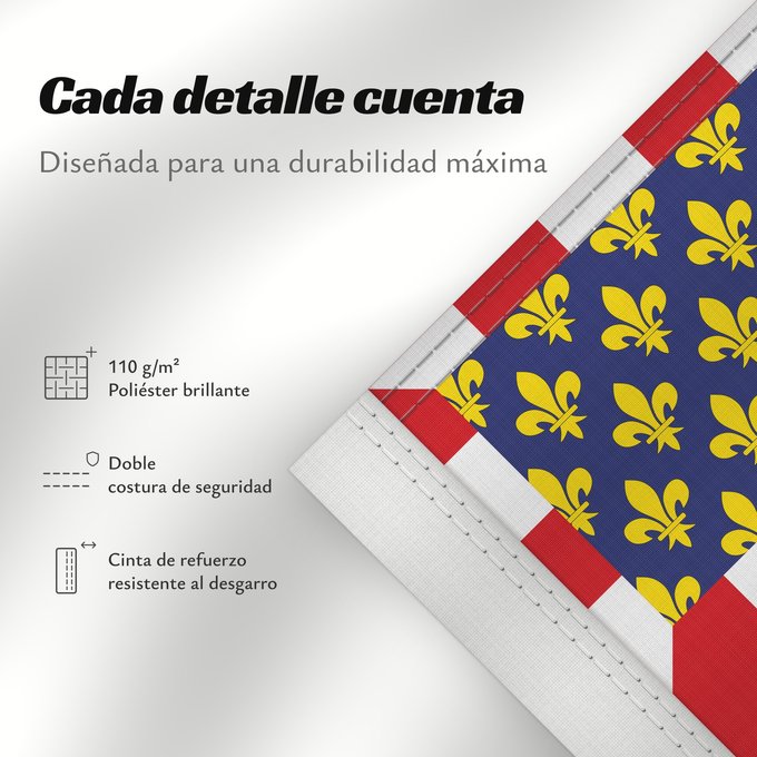 Detalles sobre esta bandera: Ancient Flag of Burgundy Ancien de la Bourgogne Bandera antigua de Borgoña Burgund (historisch) Antica bandiera della Borgogna