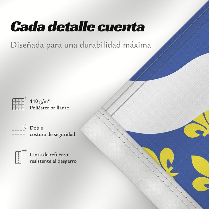 Detalles sobre esta bandera: Fr département Essonne	Essonne	Département de l Essonne