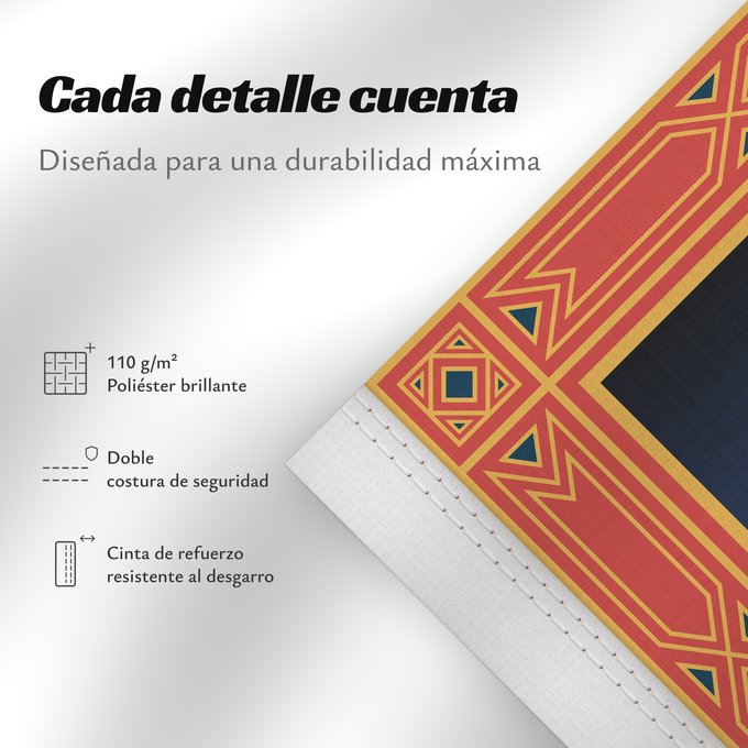 Detalles sobre esta bandera: Veneto	Vector flag of Veneto	région de la Vénétie	Véneto	Venetien	Vettoriale del Veneto