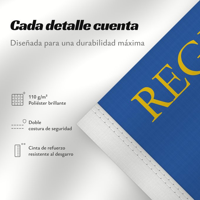 Detalles sobre esta bandera: Calabria Gonfalone