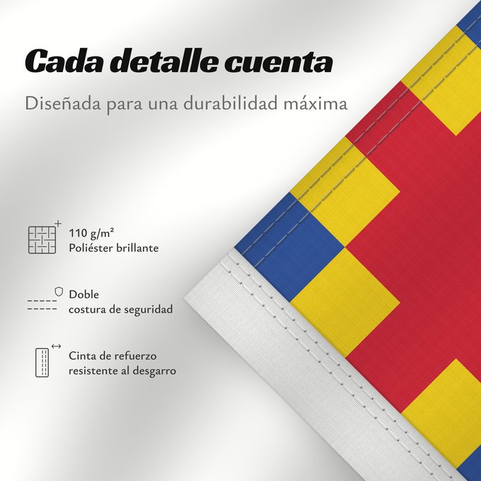 Detalles sobre esta bandera: President of the Parliament of Moldova Président du Parlement de Moldavie Presidente del Parlamento de Moldavia Präsident des Parlaments von Moldau Presidente del Parlamento della Moldavia Stindardul Preşedintelui Parlamentului Republicii Moldova Флаг Пре