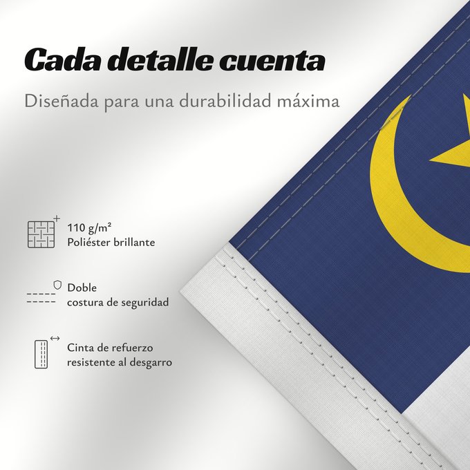 Detalles sobre esta bandera: Malacca	Malaca	Malakka	Malaysian state Malacca. Drawn by Mysid