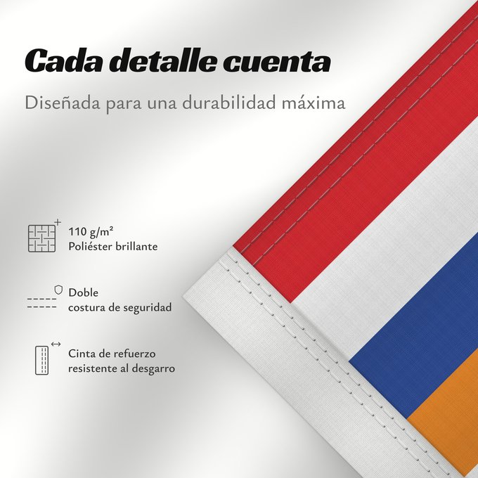 Detalles sobre esta bandera: Orange Free State	État libre d'Orange	Estado Libre de Orange	Oranje-Vrystaat	Stato Libero d'Orange	Die Oranje-Vrystaat